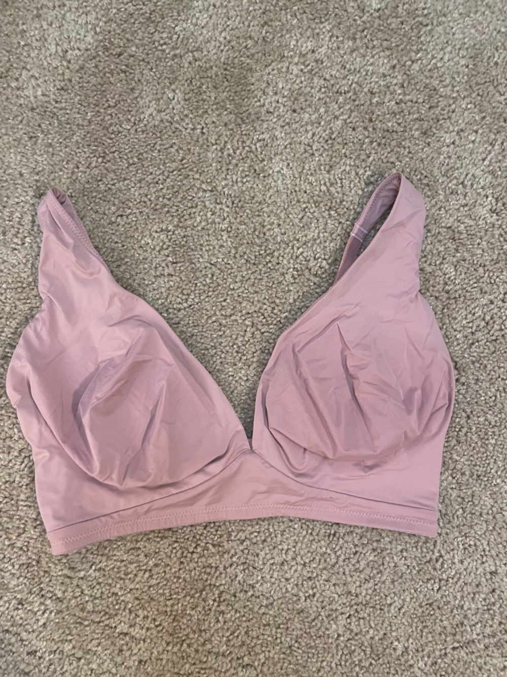 Wireless Everyday Bra in Dusty Mauve - Light Support